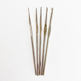Bundle of Five Small Crochet Hooks